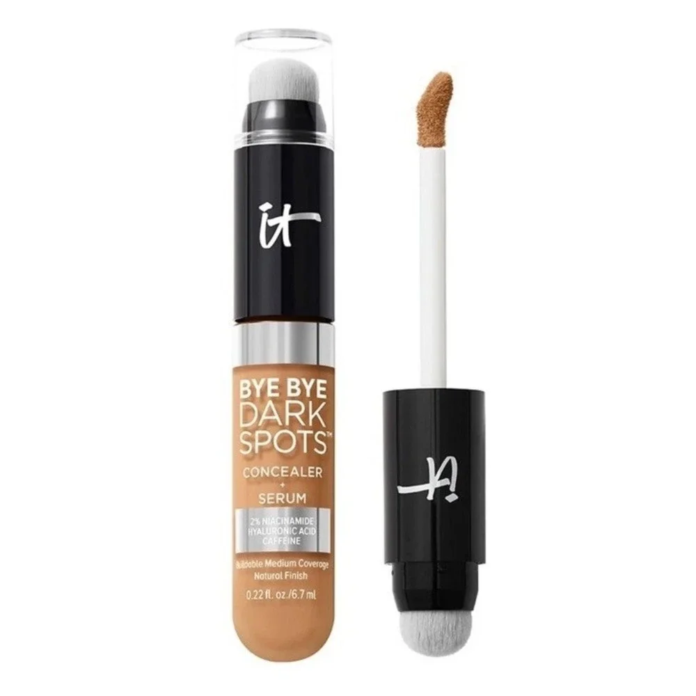Two (2) IT Cosmetics Bye Bye Dark Spots Concealer + Serum- Tan Cool 40- Sealed